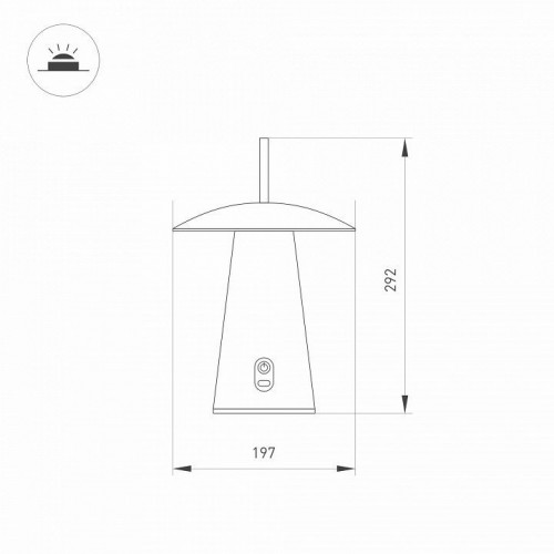 Настольная лампа декоративная Arlight SP-PATIO 043587 Настольная лампа декоративная Arlight SP-PATIO 043587