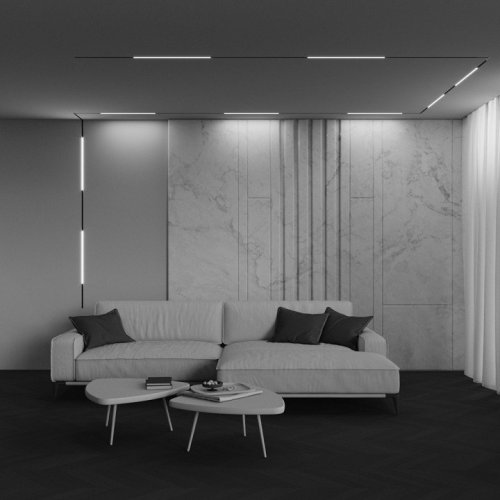 Накладной светильник Maytoni Technical Basis TR240-2-12W4K-B