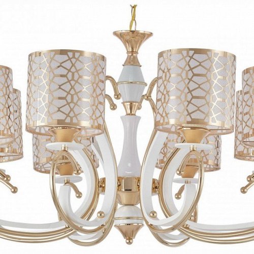 Подвесная люстра Arte Milano Florentia-1237 301237/8 Wh/Gd