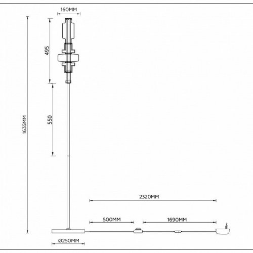 Торшер Ambrella Light LH LH53132