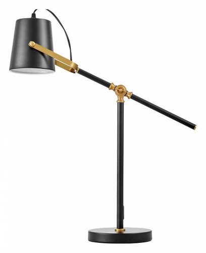 Интерьерная настольная лампа Lumina Deco Fela LDT 7733-1 BK+MD