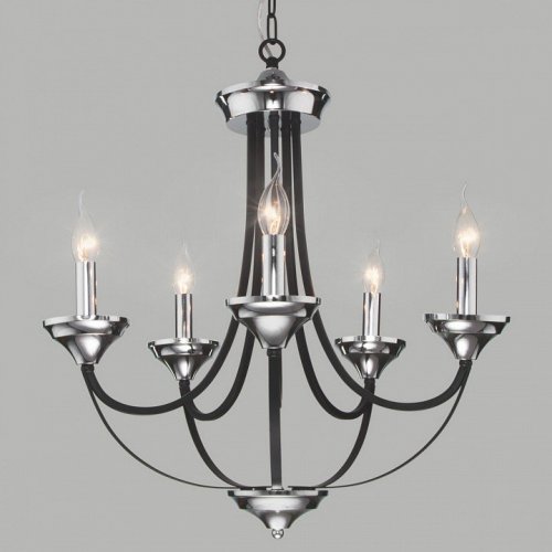 Подвесная люстра Eurosvet Lazzaro 60098/5 хром Подвесная люстра Eurosvet Lazzaro 60098/5 хром