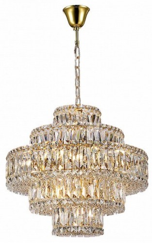 Подвесная люстра Newport 8450 8459+6/C gold