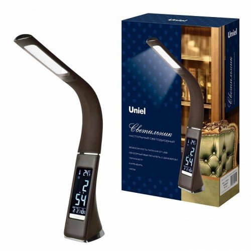 Настольная лампа (UL-00001817) Uniel TLD-542 Brown/LED/300Lm/5000K/Dimmer