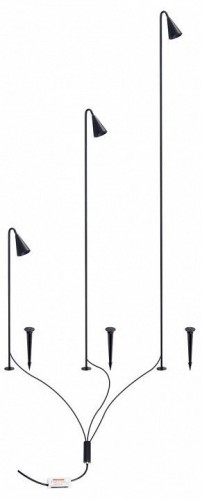 Грунтовый светильник Arte Lamp Muliphein A1084PA-3BK