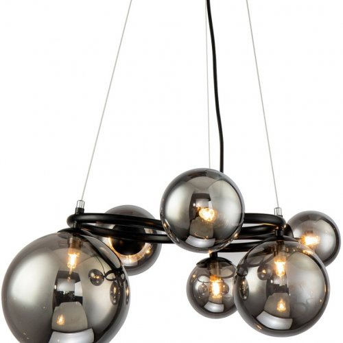 Подвесная люстра DeLight Collection Wendt KG1202P-6 grey/clear Подвесная люстра DeLight Collection Wendt KG1202P-6 grey/clear