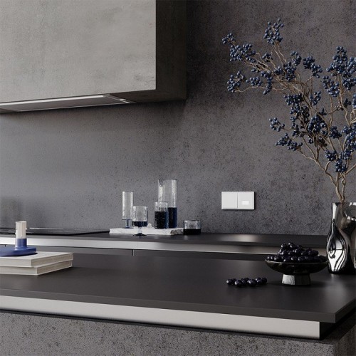 Заглушка для поста с подсветкой, без рамки Voltum S70 VLS070602