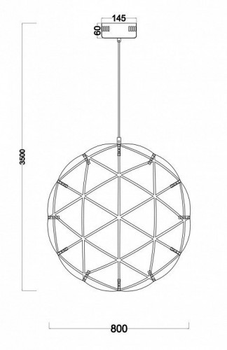 Подвесной светильник Freya Amber FR5099PL-L52CH Подвесной светильник Freya Amber FR5099PL-L52CH