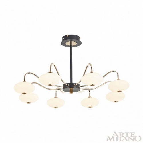 Потолочная люстра Arte Milano 273908/8 BK/GD