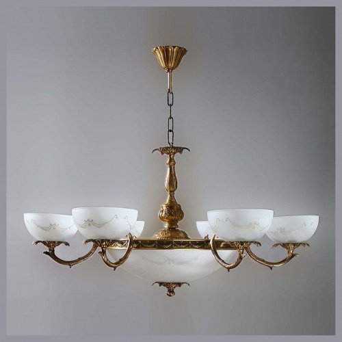 Подвесная люстра Ambiente by Brizzi Merida 0848/6 AB Подвесная люстра Ambiente by Brizzi Merida 0848/6 AB