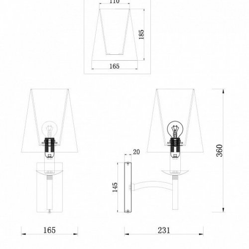 Бра Maytoni Krona MOD076WL-01N