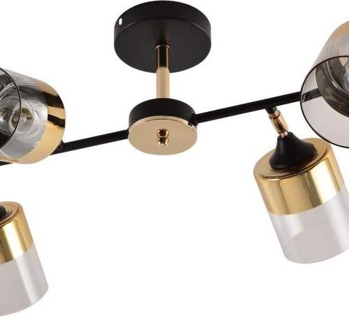 Потолочная люстра  01555-3.3-04B BK+FGD