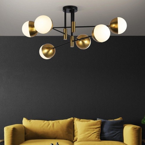 Потолочная люстра Eurosvet Nuvola 70129/6 латунь Потолочная люстра Eurosvet Nuvola 70129/6 латунь