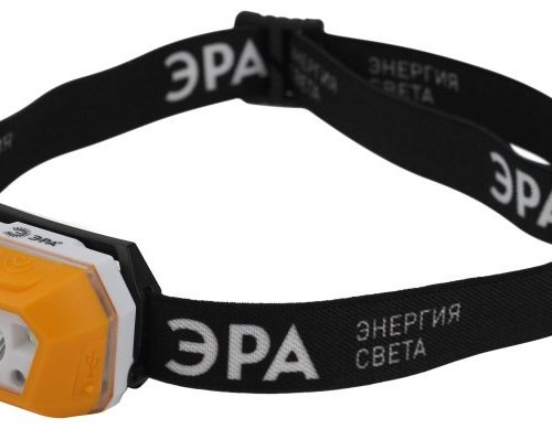 Налобный светодиодный фонарь ЭРА Практик аккумуляторный 400 лм GA-810 Б0052318
