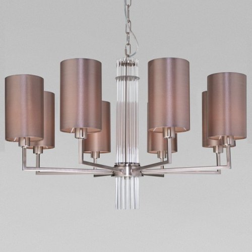 Подвесная люстра Eurosvet Soffio 60134/8 никель Подвесная люстра Eurosvet Soffio 60134/8 никель