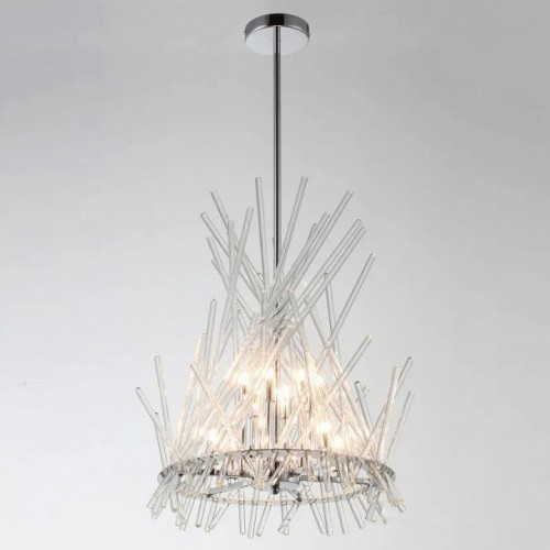 Люстра на штанге iLamp CASA 966C-12 CR+CL