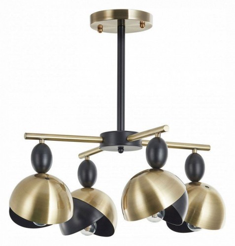 Потолочная люстра Arte Milano 271307/4 BK/GD