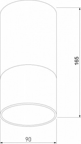 Уличный светодиодный светильник Elektrostandard Light Led 35139/H серый a057158
