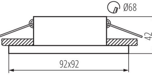 Точечные светильники Kanlux SIMEN DSL SR/B/B 29132