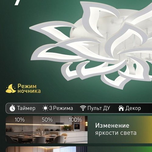 Потолочная люстра Natali Kovaltseva Olimp Ii LED SMART 84024