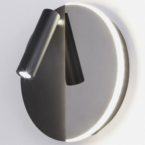 Светодиодный спот Elektrostandard Drom LED 40105/LED чёрный/чёрный жемчуг a055362