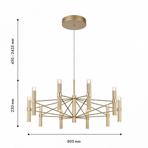 Подвесная люстра Favourite Blick 4759-10P
