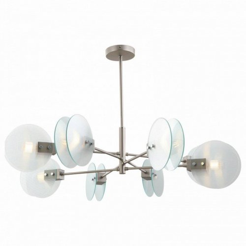 Потолочная люстра iLamp Panorama 15598-8 SN+CL