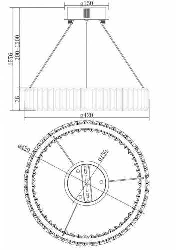 Подвесной светильник Freya Tier FR5257PL-L17CH