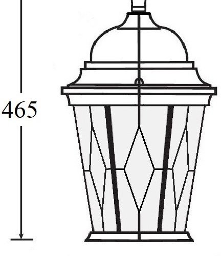 Потолочный светильник уличный Oasis Light ASTORIA 2M 91405MA Gb ромб Потолочный светильник уличный Oasis Light ASTORIA 2M 91405MA Gb ромб
