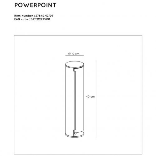 Энергетическая стойка Lucide Powerpoint 27849/12/29