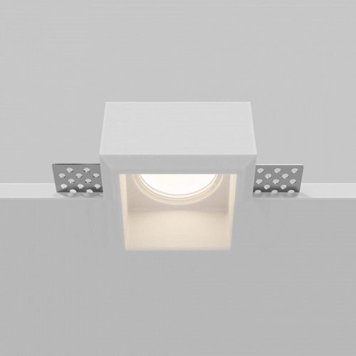 Встраиваемый светильник Maytoni Technical Gyps Modern DL131-GU10-01-W