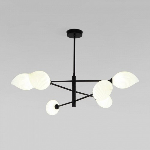 Люстра на штанге Eurosvet Sinki 30189/6 черный Люстра на штанге Eurosvet Sinki 30189/6 черный