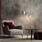 Интерьерная настольная лампа Denkirs FLOA DK6747-BK+AM