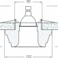 Точечный светильник Decoro DL207G/3