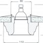 Точечный светильник Decoro DL210G/2