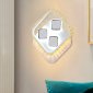 Накладной светильник Ambrella light Ice 1 FA265 SWH/TI белый песок/янтарь LED 3000K+6400K 20W 310*270*50
