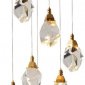 Подвесной светильник DeLight Collection Crystal rock II 9701P/7R brass