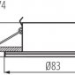 Точечные светильники Kanlux QULES AC O-B 26306
