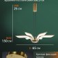 Подвесной светильник Natali Kovaltseva Euro HIGH-TECH LED LAMPS 82053
