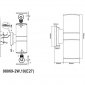 Настенный светильник уличный  08069-2W,19(E27)