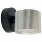 Светильник  настенный Feron HL4580 ARIA 12W, 230V,GX53, серебро + черный IP20