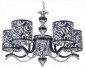 Подвесная люстра Arte Milano Florentia-4957 304957/5 Bk/Ni