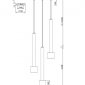 Подвесной светильник Malet V11825-3P
