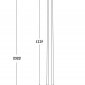 Наземный фонарь QUADRO M lead GLASS 79909MBlgW 029 Bl