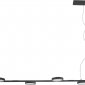 Подвесная светодиодная люстра Crystal Lux CLT 027C4 L1000 BL