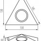 Мебельный светильник Kanlux ZEPO LED-T02/S-C/M 4386