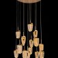 Подвесная люстра Cascade LE7717/10+5+1 Gold