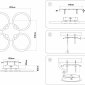 Потолочная люстра Ambrella Light FA FA3808