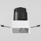 Встраиваемый светодиодный светильник Elektrostandard Inline 25091/LED 10W 3000K белый/хром a064615