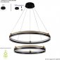 Подвесной светодиодный светильник Crystal Lux Fernando SP123W Led Black/Gold
